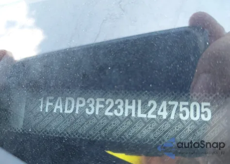 2017 Ford Focus Se из США, поврежденный, VIN 1FADP3F23HL247505